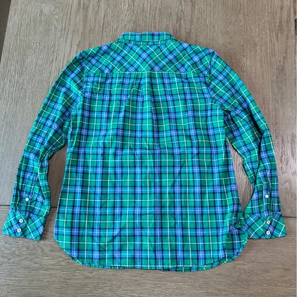 Talbots Plaid Button Down Shirt Size Medium - Picture 6 of 6